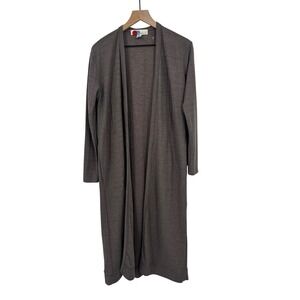 FP Beach Bicoastal Long Cardigan Duster Light Brown NWOT Size XS Coastal Cozy